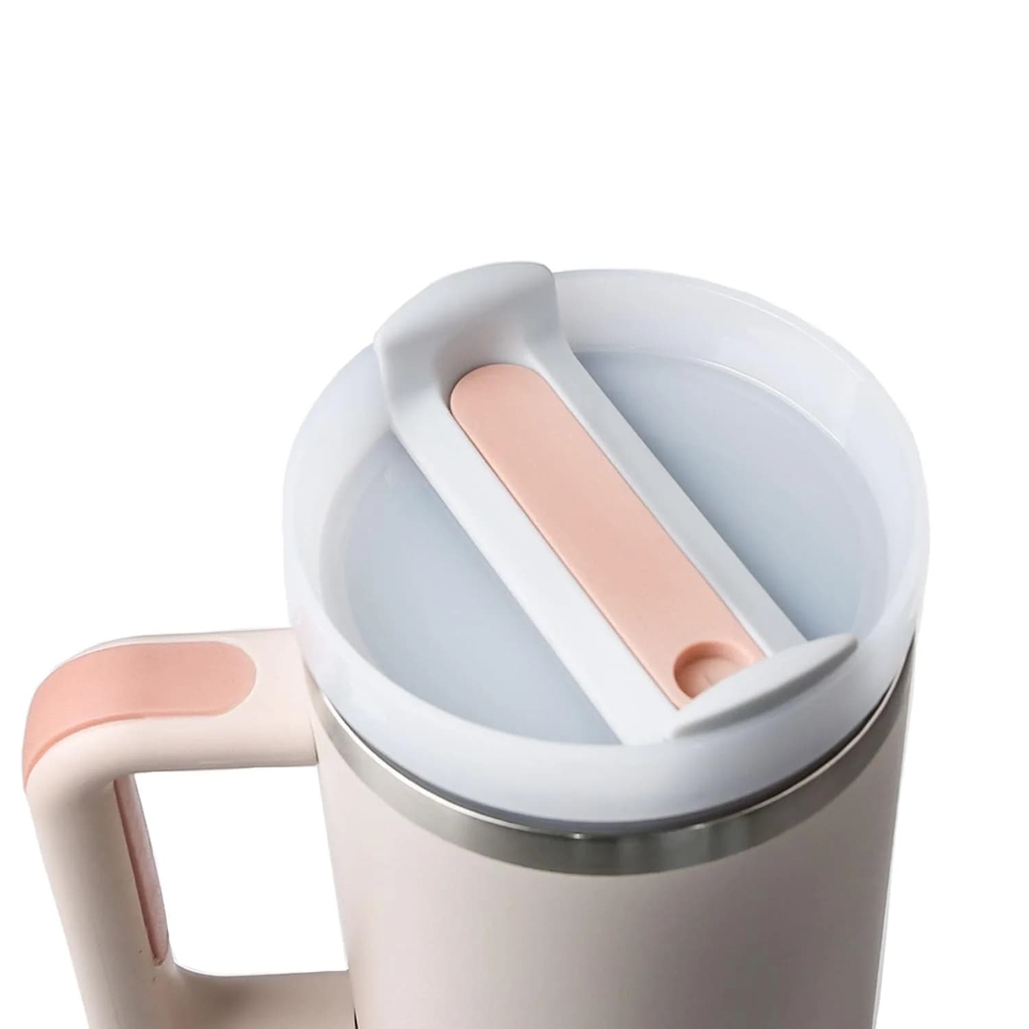 Horsdo Pink 40oz Tumbler Lid for Stanley Quencher 2.0 | Spill Proof Replacement Cover (2-Pack) - view 4