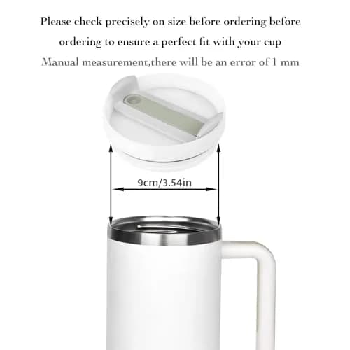Horsdo 40oz Tumbler Lid for Stanley | Spill Proof Splash Resistant Cover thumbnail 2