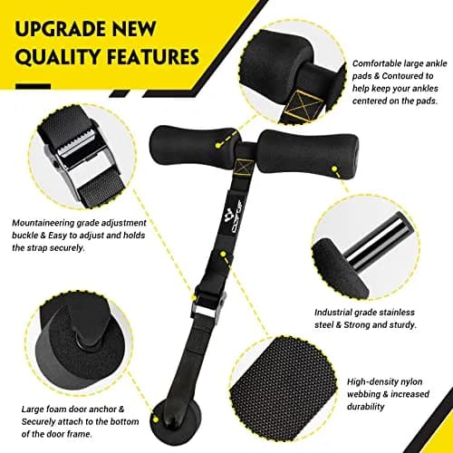 COFOF Nordic Hamstring Curl Strap | Adjustable, Portable, Supports 420 lbs for Home & Gym thumbnail 3