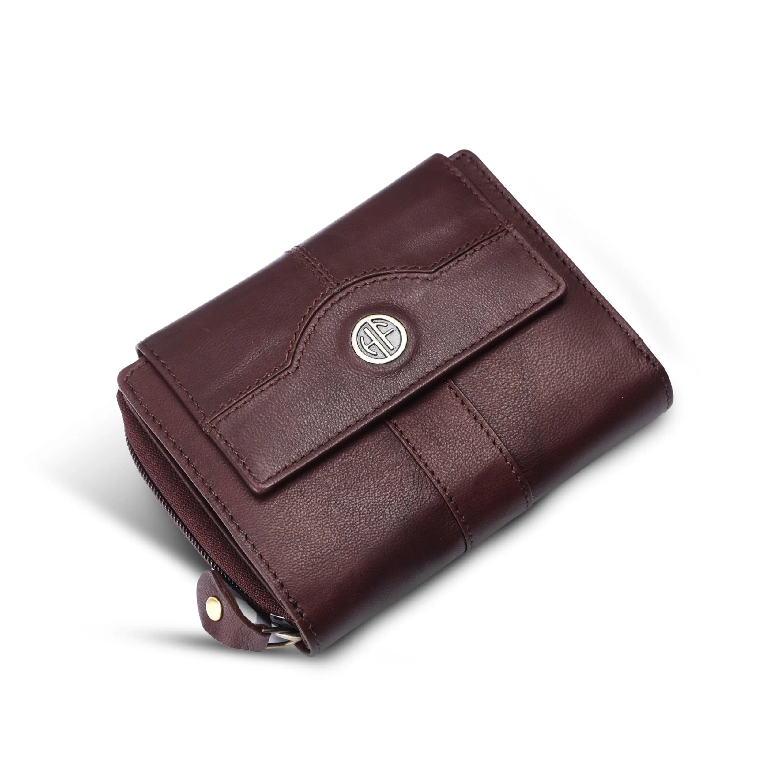 HAMMONDS FLYCATCHER Genuine Leather Wallet for Women | 12.5 cm (4.9 in) x 10 cm (3.9 in) x 3 cm (1.2 in) - main product image