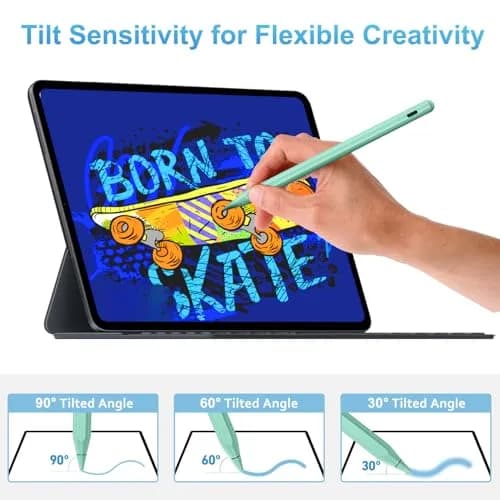 BLEBLE Stylus Pen for iPad 2018-2026 | Fast Charge Apple iPad Pencil-Green thumbnail 5
