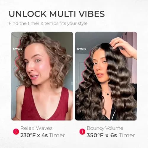 TYMO Deep Wave Curling Iron 1.25 Inch | Deep Waves for Volume & Shine thumbnail 4