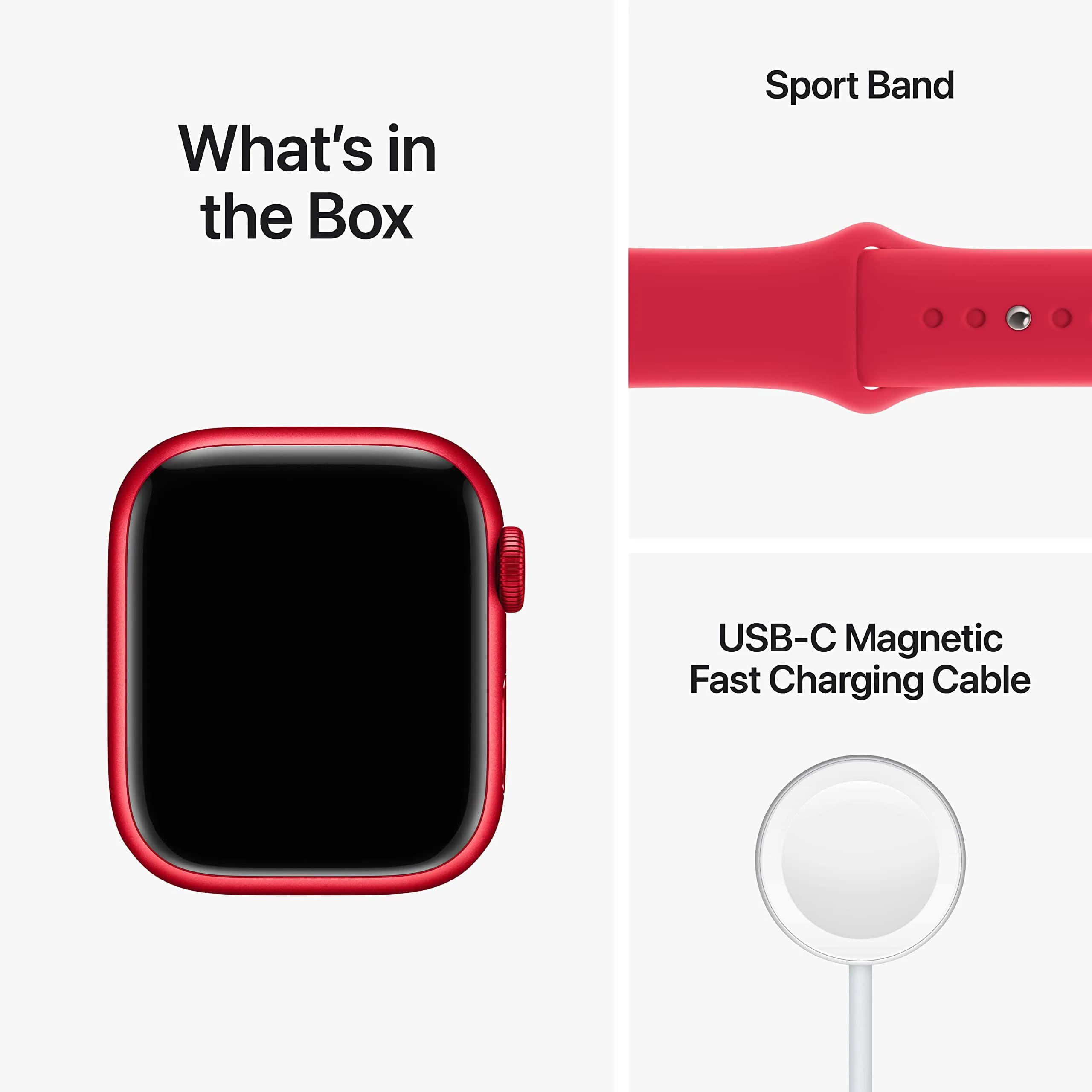 Apple Watch Series 8 (PRODUCT)Red Aluminum Case 41mm | Cellular Connectivity for India - view 6