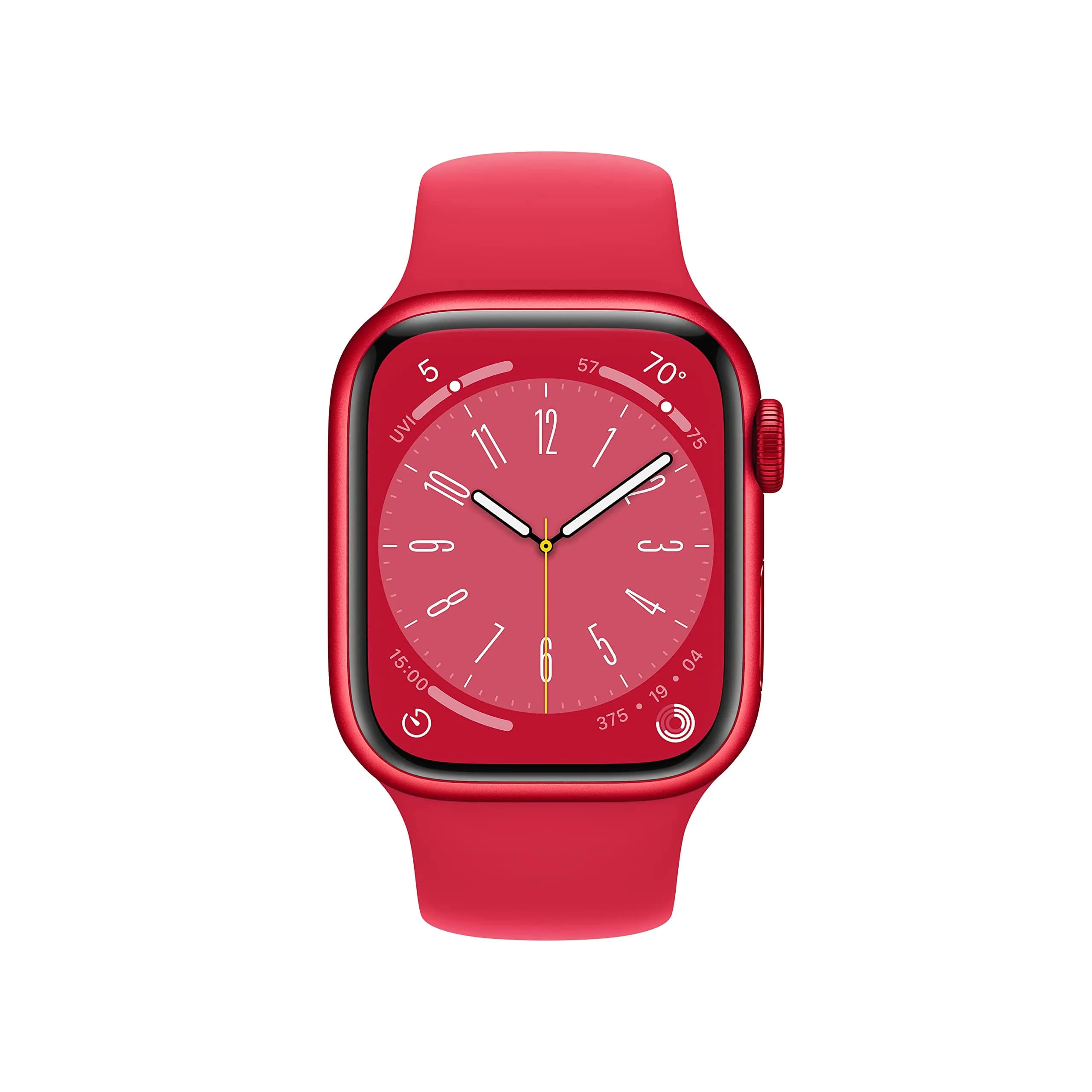 Apple Watch Series 8 (PRODUCT)Red Aluminum Case 41mm | Cellular Connectivity for India - view 2