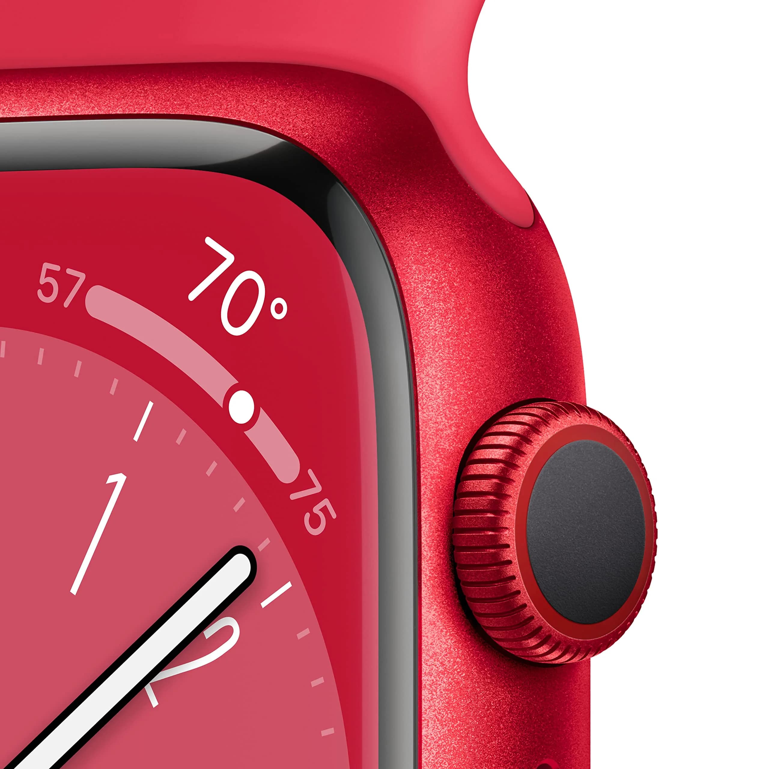 Apple Watch Series 8 (PRODUCT)Red Aluminum Case 41mm | Cellular Connectivity for India - view 3