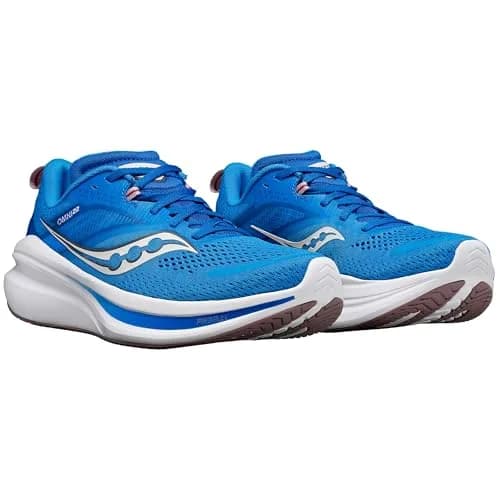 Saucony Omni 22 Running Shoe, Cobalt/Orchid, US 12 | Structured Cushioning for Overpronators thumbnail 3