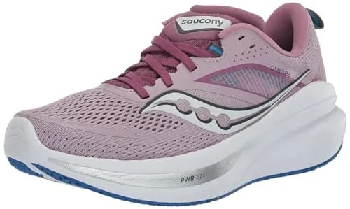 Saucony Women's Omni 22 Running Shoe, Orchid/Cobalt, US Size 10 | Structured Cushioning for Comfort thumbnail 1