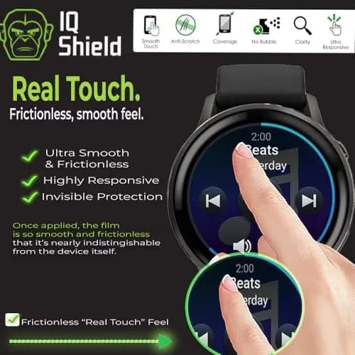 IQShield Screen Protector 6 Pack for Garmin 970/570/965 & Venu 4 | Ultra Thin, Anti-Scratch, Bubble-Free (47mm/45mm) thumbnail 8