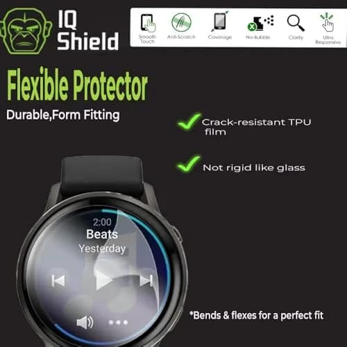 IQShield Screen Protector 6 Pack for Garmin 970/570/965 & Venu 4 | Ultra Thin, Anti-Scratch, Bubble-Free (47mm/45mm) thumbnail 2