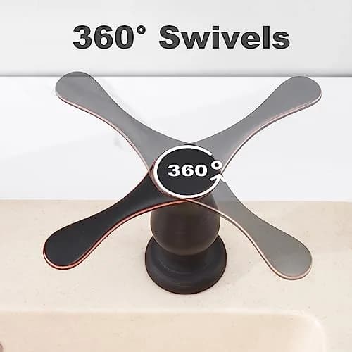 GAGALIFE Built-In Kitchen Sink Soap Dispenser with 500ml (17 OZ) Bottle - Oil Rubbed Bronze Finish | Easy Refill Top-Pump for Kitchens thumbnail 4