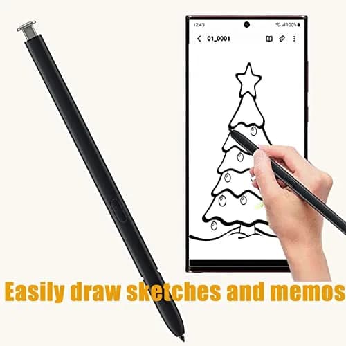LiXiongBao S23 Ultra S Pen for Samsung Galaxy S23 Ultra 5G Stylus Pen, Cream, 1 Unit thumbnail 7
