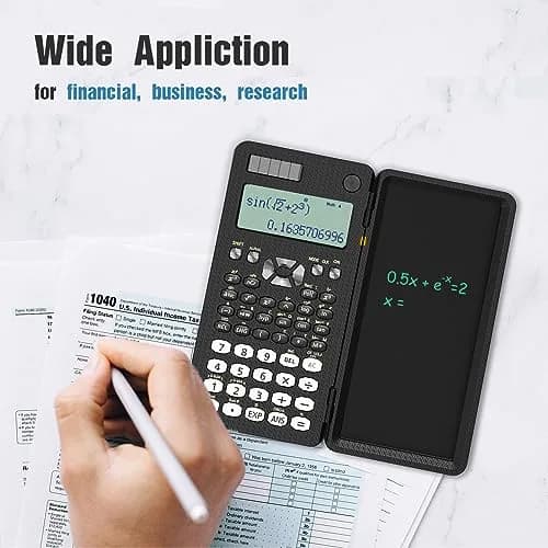 NEWYES Scientific Calculator for Students 82MS | Notepad & Solar Power, 240 Functions, Compact & Portable (6.5 inch) thumbnail 6