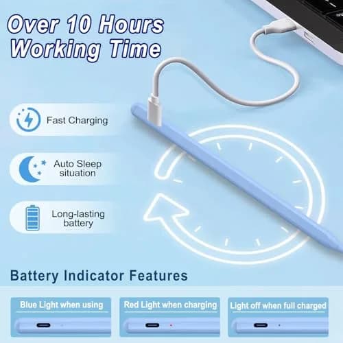 BLEBLE Stylus Pen for iPad 2018-2026 | Fast Charge, Palm Rejection, Tilt Sensor thumbnail 2