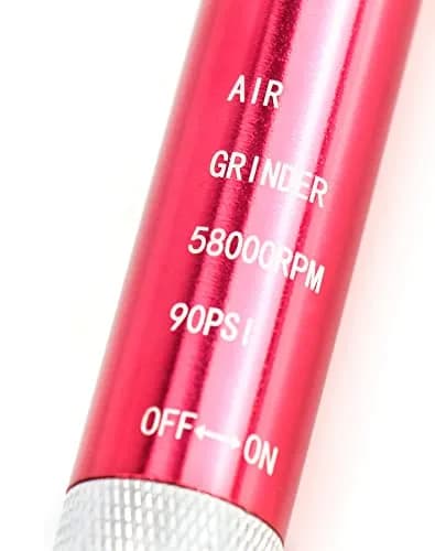 QWORK Air Micro Grinder 2 Set 1/8" Mini Pencil Polishing Cutting Tool Pneumatic Die Grinder 65000 RPM thumbnail 8