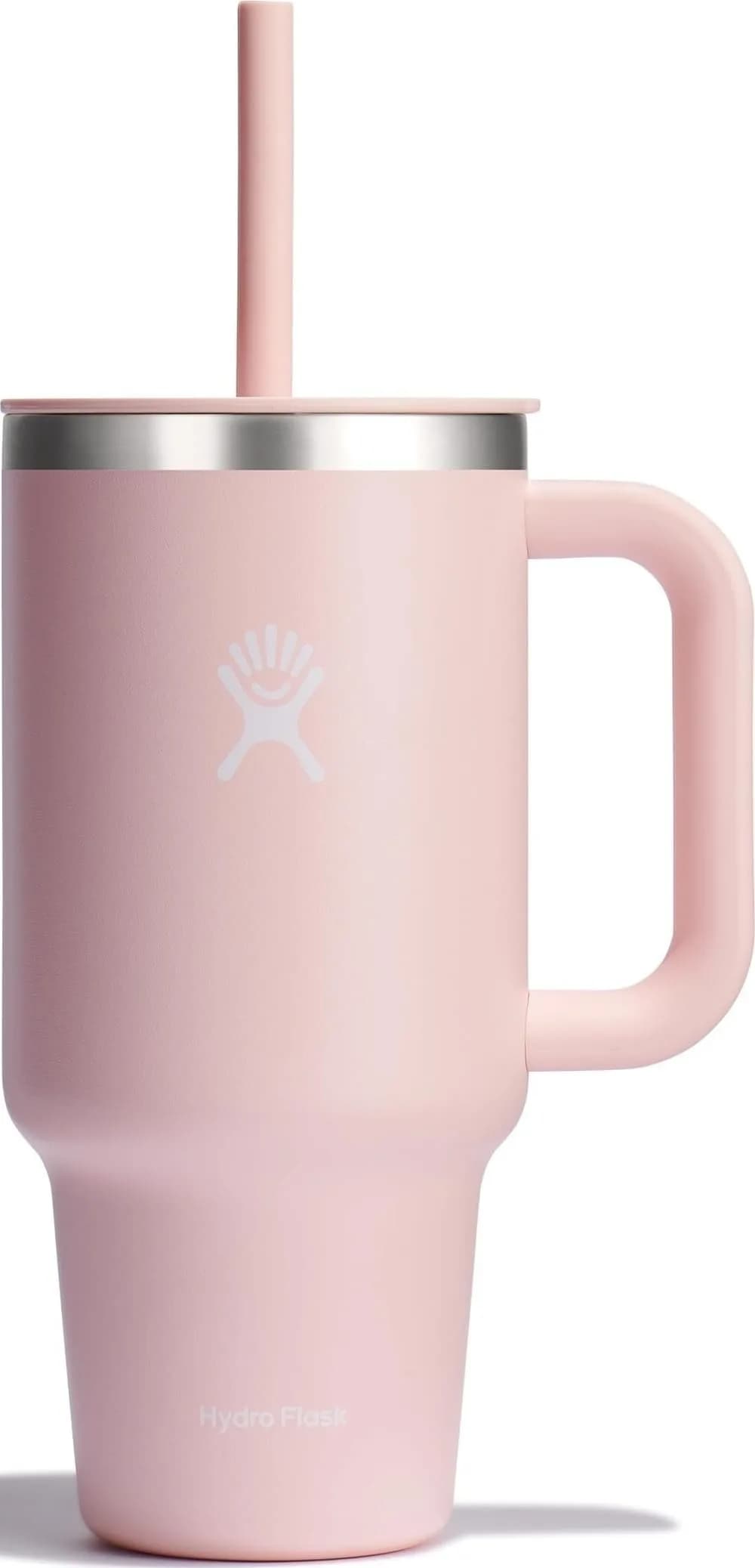 Hydro Flask Travel Tumbler with Handle, Lid and Straw in 32 Oz | Insulated Stainless Steel in Trillium
