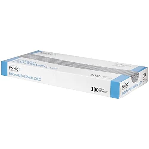 ForPro Professional Collection Embossed Foil Sheets 12” x 10.75” | Food & Hair Safe, 100-Count thumbnail 3