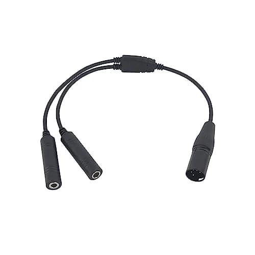 WODASEN Airbus Headset Adapter for General Aviation Dual Jacks to Airbus XLR 5 Pin, Black thumbnail 7