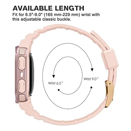 FINTIE Rugged Band with Case for Fitbit Versa 4/3/2/1 & Sense 2/1 | 165mm-245mm Wrist Size thumbnail 6