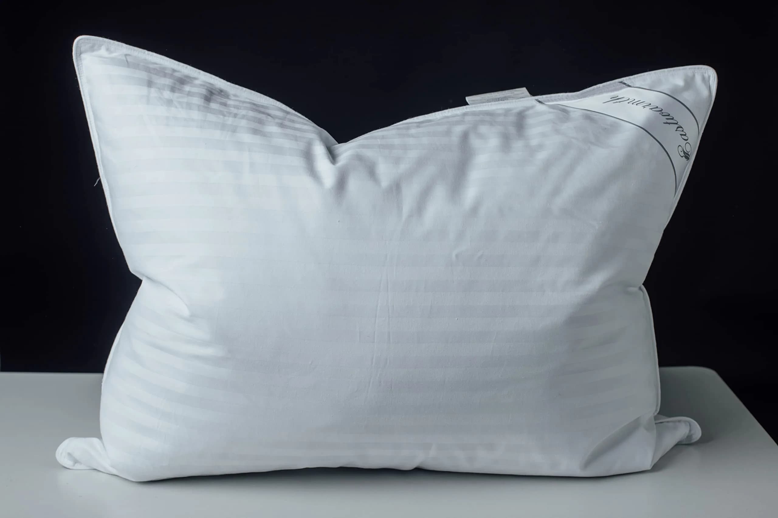 Eastwarmth Goose Down Feather Pillow 100% Cotton Standard Size 50cm (20 Inch) x 66cm (26 Inch) | Soft, Supportive, Breathable
