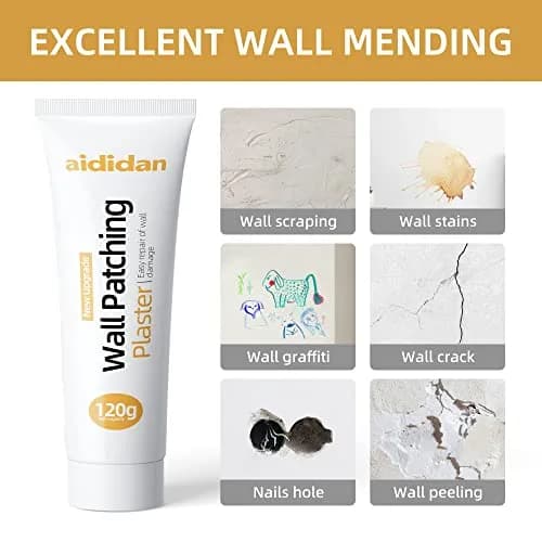 aididan Drywall Repair Kit Wall Patch Paste | Fast Drying, Waterproof, Multi-Surface (1 Pack) thumbnail 2
