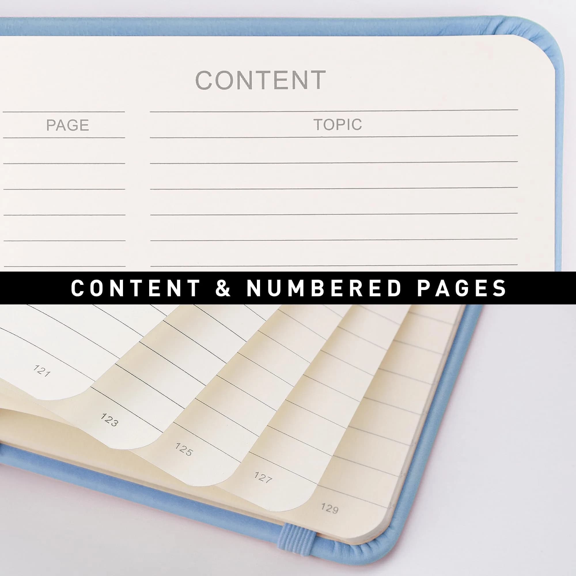 RETTACY Lined Journal Notebook A5 (5.7'' x 8.3'') 192 Pages | Acid-Free Paper Notebook for Office & Students - view 4