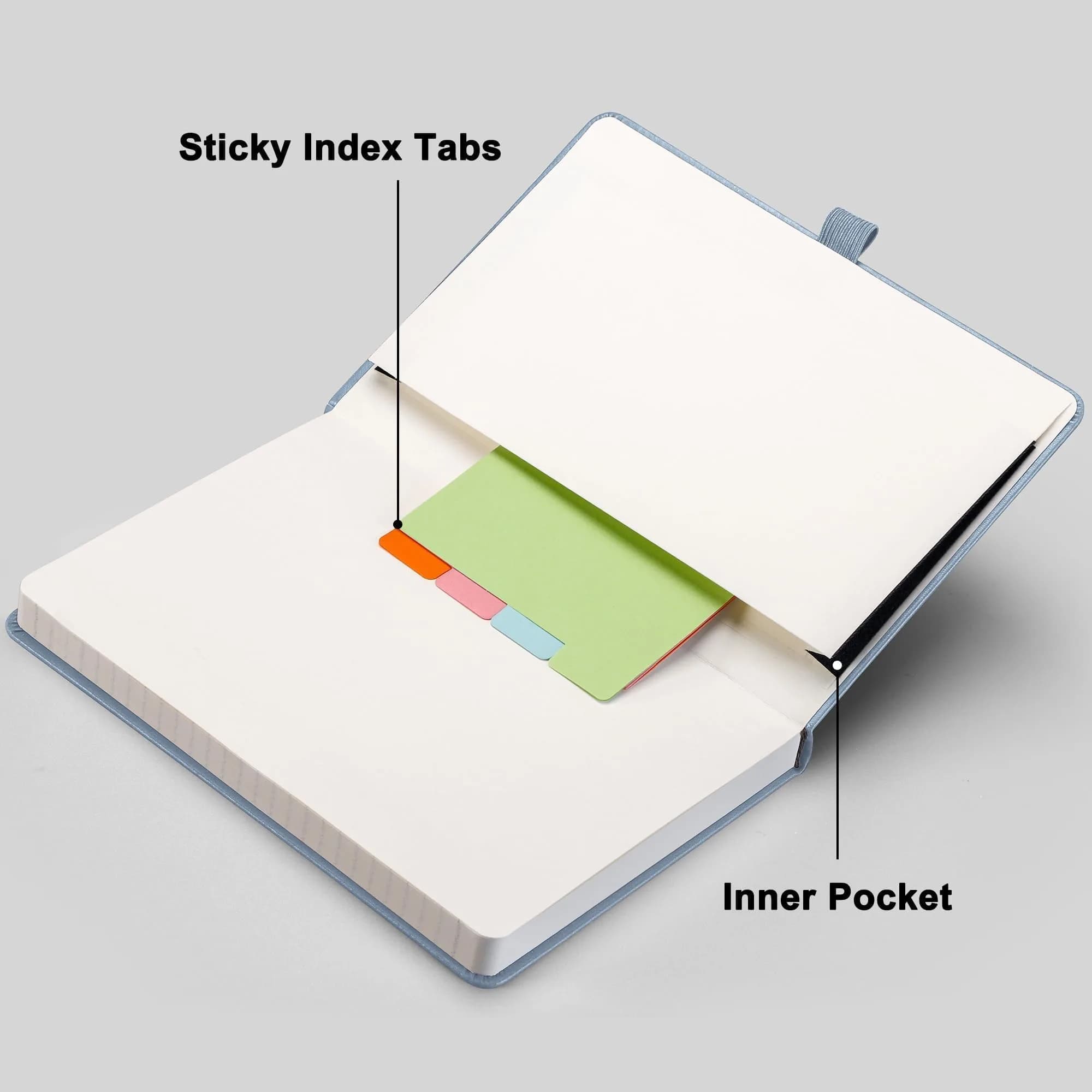 RETTACY Lined Journal Notebook A5 (5.7'' x 8.3'') 192 Pages | Acid-Free Paper Notebook for Office & Students - view 8