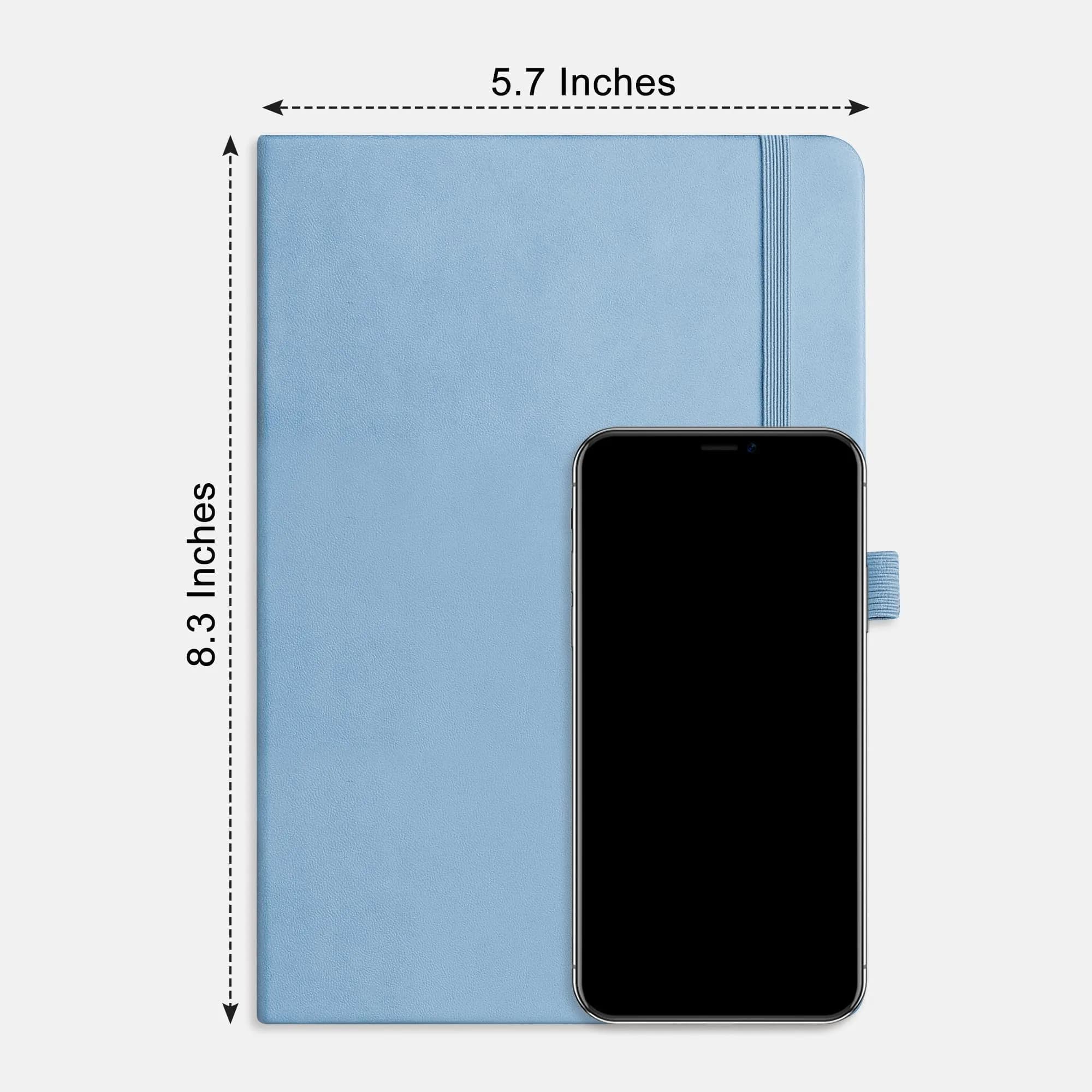 RETTACY Lined Journal Notebook A5 (5.7'' x 8.3'') 192 Pages | Acid-Free Paper Notebook for Office & Students - view 9