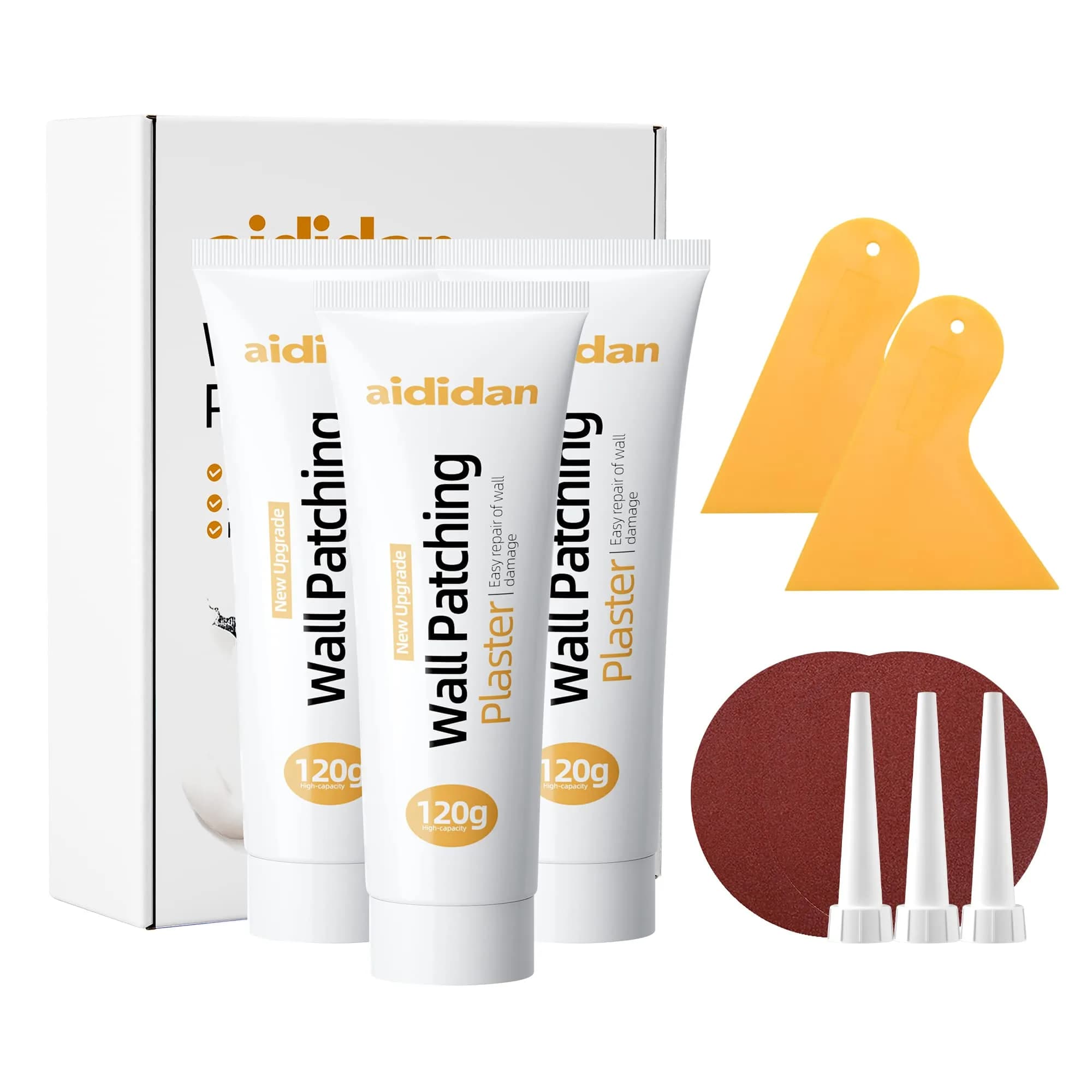 aididan Drywall Repair Kit 3 Pack | Fast & Waterproof Wall Patch Paste