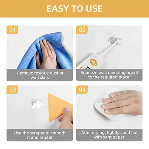aididan Drywall Repair Kit 3 Pack | Fast & Waterproof Wall Patch Paste thumbnail 4