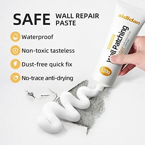 aididan Drywall Repair Kit 3 Pack | Fast & Waterproof Wall Patch Paste thumbnail 3