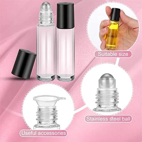 Sumind 150 Pcs Glass Essential Oil Roller Bottles 10 ml | Leakproof, Reusable, Travel Friendly thumbnail 3