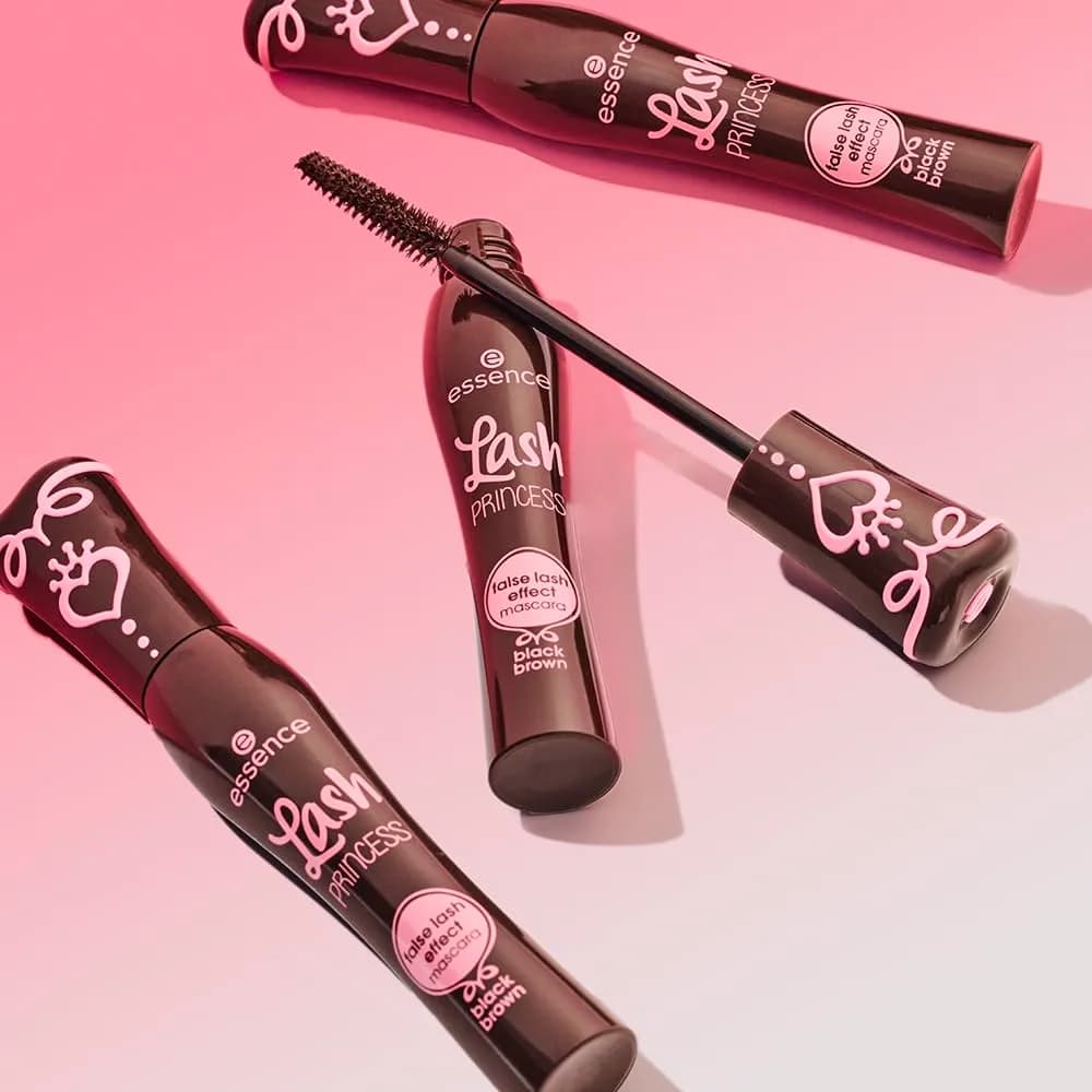 Essence Lash Princess False Lash Effect Mascara in Brown | Volumizing & Lengthening Mascara with Conic Fiber Brush | 0.4 Fl Oz - view 9