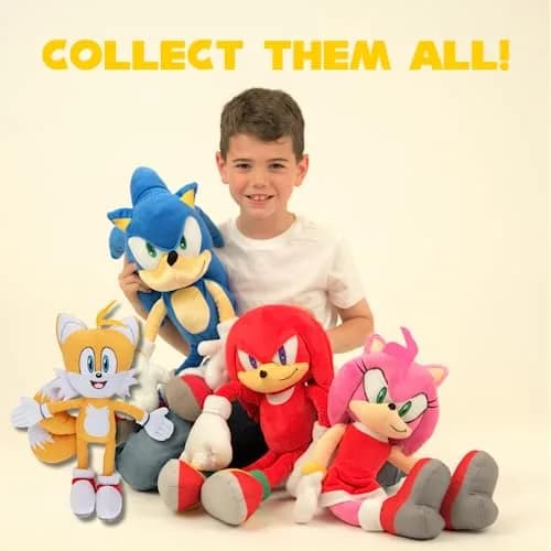 Franco Amy Rose Plush Cuddle Pillow Buddy 46cm (18.5") | Officially Licensed Sonic The Hedgehog Toy for Kids thumbnail 6