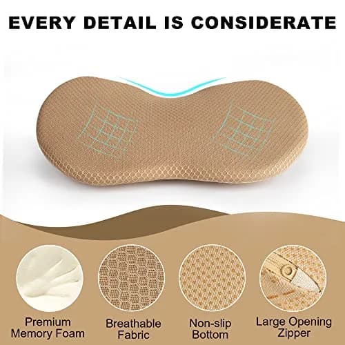 Livtribe Ergonomic Car Seat Cushion with Lumbar Support & 3.5-inch Rise | 44cm (17.3")L x 27cm (10.5")W x 9cm (3.5")H thumbnail 6