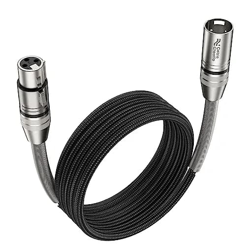 CableCreation XLR Microphone Cable Nylon Braided 15ft | Heavy Duty Balanced Microphone Cord thumbnail 1