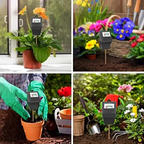 Hathdia Soil Moisture Meter Long Probe Plant Hygrometer Moisture Sensor 31cm (12.6 inch) | No Battery Needed for Garden Farm Lawn thumbnail 4