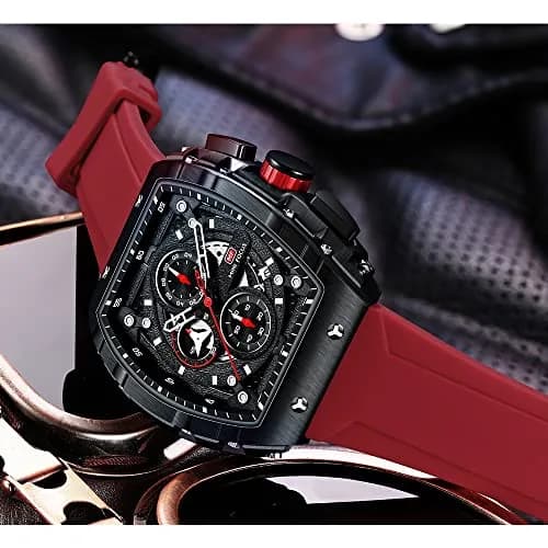 MF MINI FOCUS Men's Chronograph Watch 48mm (1.89in) | Multi-function Quartz with Luminous Hands thumbnail 2