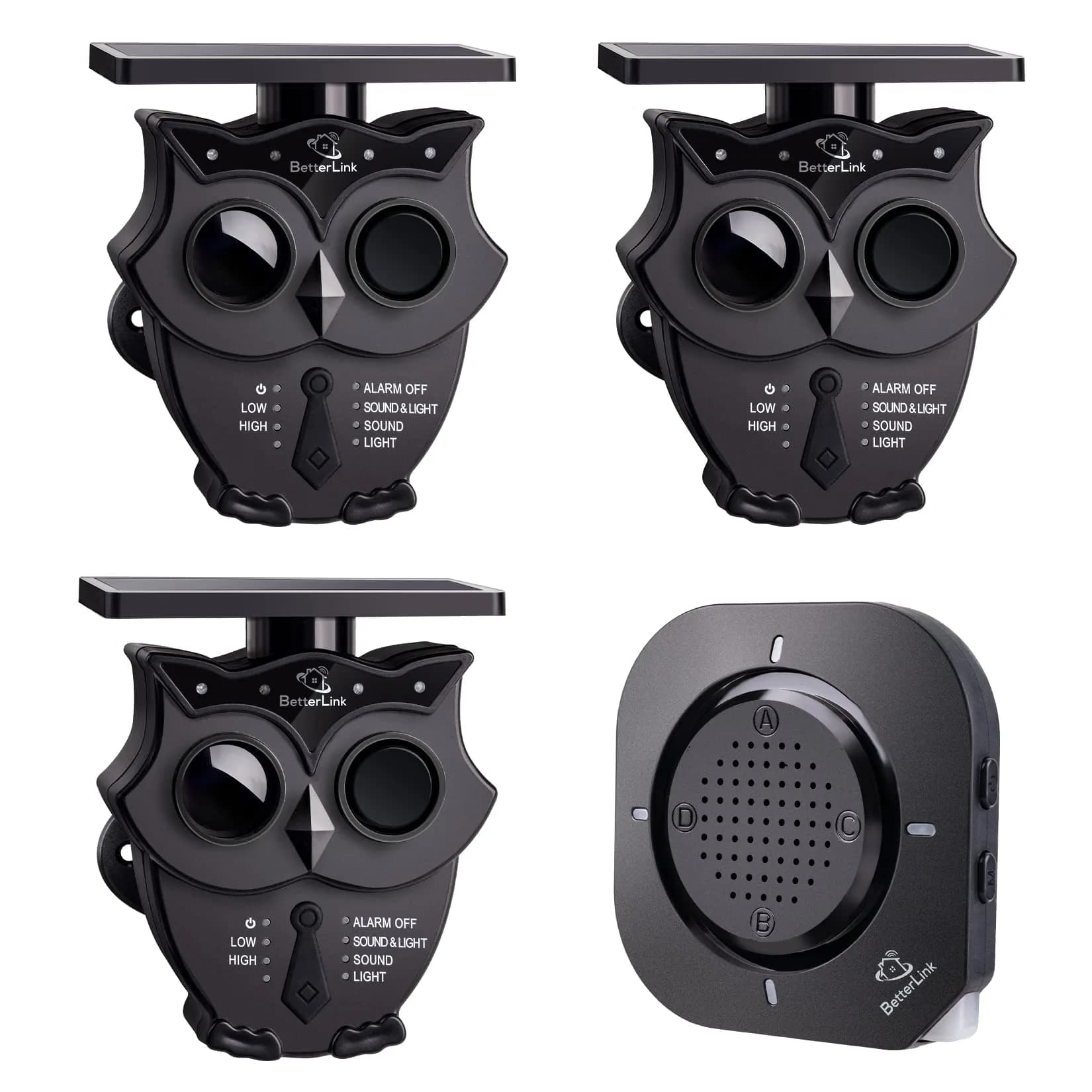 BetterLink Long Range Solar Wireless Driveway Alarm System 1R3S | 1/2 Mile Range, IP65 Weatherproof, 120dB Alert - main product image