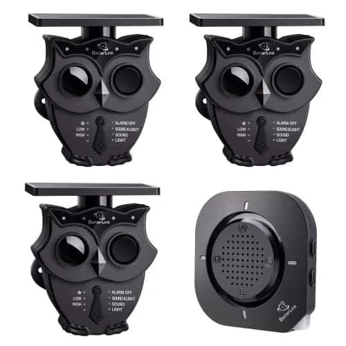 BetterLink Long Range Solar Wireless Driveway Alarm System 1R3S | 1/2 Mile Range, IP65 Weatherproof, 120dB Alert thumbnail 1
