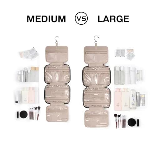 BAGSMART Water-Resistant Toiletry Bag with Hanging Hook | Compact Travel Organizer for Accessories & Full-Size Containers thumbnail 2