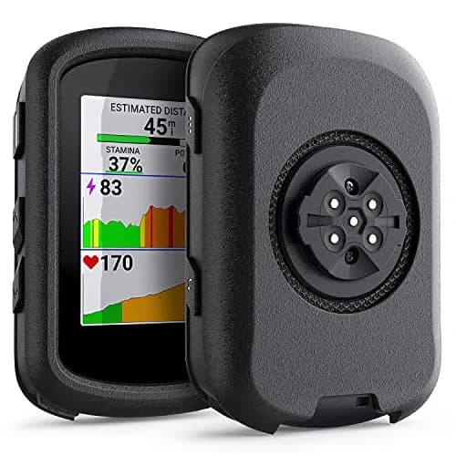 TUSITA Silicone Case Compatible with Garmin Edge 540 | 540 Solar | 840 | 840 Solar - Black | Impact & Scratch Resistant thumbnail 1