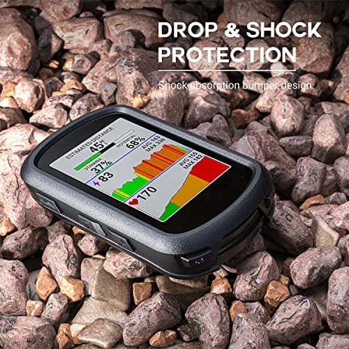 TUSITA Silicone Case Compatible with Garmin Edge 540 | 540 Solar | 840 | 840 Solar - Black | Impact & Scratch Resistant thumbnail 5