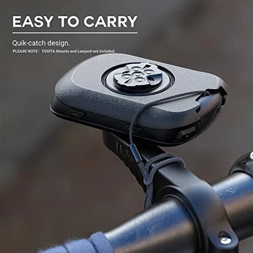 TUSITA Silicone Case Compatible with Garmin Edge 540 | 540 Solar | 840 | 840 Solar - Black | Impact & Scratch Resistant thumbnail 6