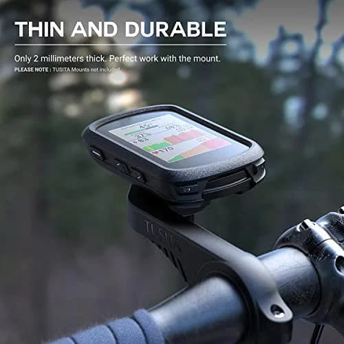 TUSITA Silicone Case Compatible with Garmin Edge 540 | 540 Solar | 840 | 840 Solar - Black | Impact & Scratch Resistant thumbnail 7