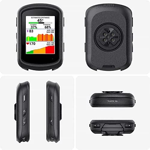 TUSITA Silicone Case Compatible with Garmin Edge 540 | 540 Solar | 840 | 840 Solar - Black | Impact & Scratch Resistant thumbnail 3