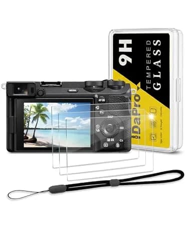 iDaPro Screen Protector for Sony Alpha A6700/A7C II/ZV-E1, 9H Glass | Scratch & Drop Resistant, Ultra Clear, 3 Pack thumbnail 1