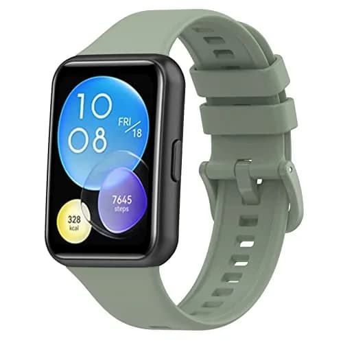 Muovrto Replacement Bands for Huawei Watch Fit 2 (3-Pack, 24.9mm) | Silicone Sport Strap with Lock System thumbnail 2