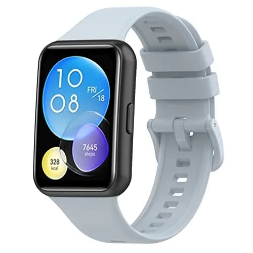 Muovrto Replacement Bands for Huawei Watch Fit 2 (3-Pack, 24.9mm) | Silicone Sport Strap with Lock System thumbnail 4