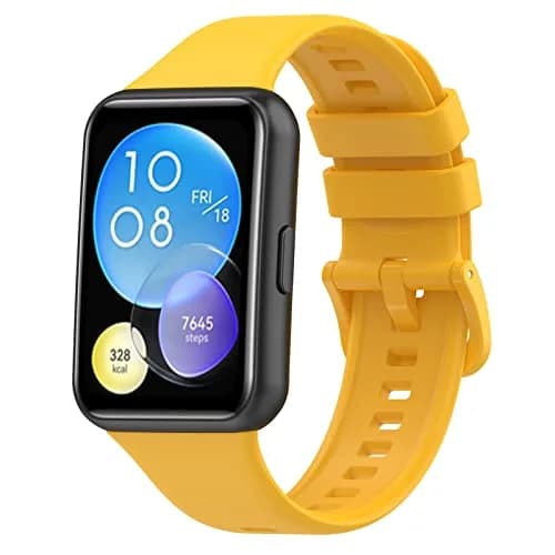 Muovrto Replacement Silicone Watch Band for Huawei Watch Fit 2 | Sport Strap, Unisex, Adjustable, 24.9mm Width thumbnail 5