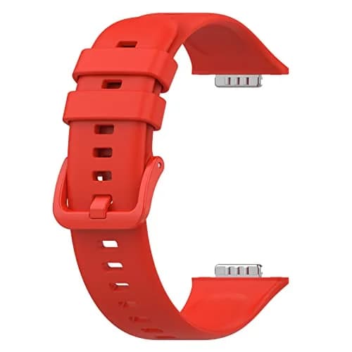 Muovrto Replacement Silicone Watch Band for Huawei Watch Fit 2 | Sport Strap, Unisex, Adjustable, 24.9mm Width thumbnail 2